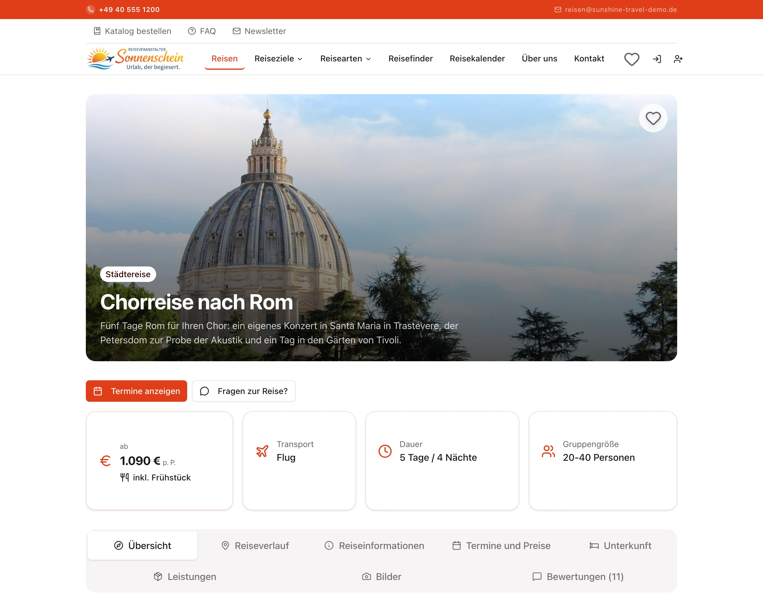 Vereinsreisen: Beispielreise im Design Travel